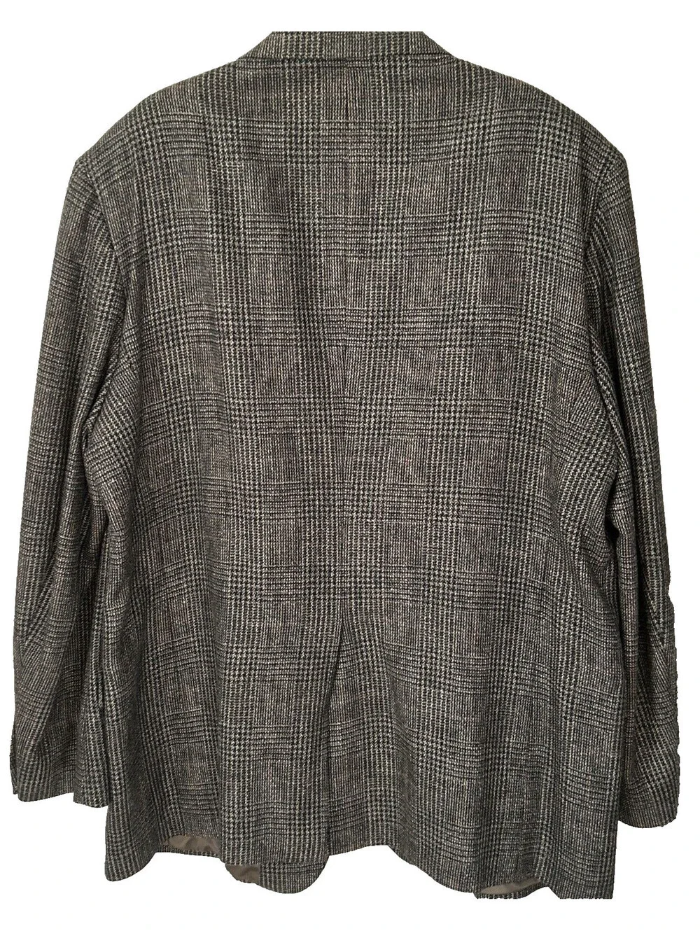 Warren Sewell 48PTL Brown Wool Tweed Coat Lined Pockets EUC